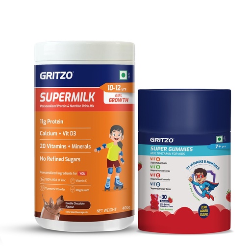 [BRSRAAYCC4CR63YY] Gritzo Immunity Kit for 10-12 Years Girls