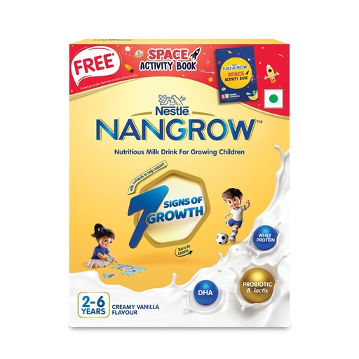 [BRSRYZDYCQBA2YD6] Nestlé Nangrow Nutritious Milk Drink Powder with Space activity book, 400g