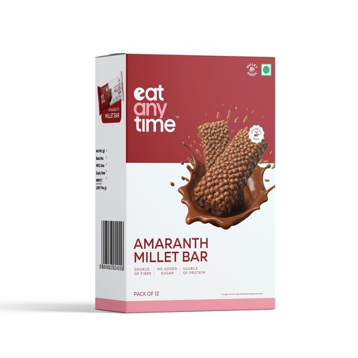 [BRSRYEADDJ6WYCI2] Eat Anytime Amaranth Millet Bar | Coffee | Rajgira Ancient Grain | Enriched with Iron | Source of Fibre | No Added Refined Sugar | 25g