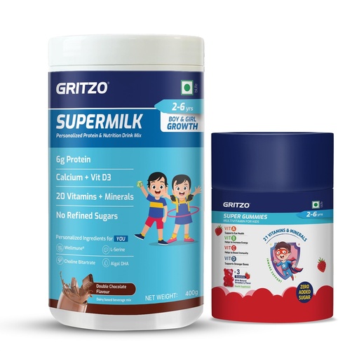 [BRSRAAYCCJ5BGCAY] Gritzo Immunity Kit for 2-6 Years Kids