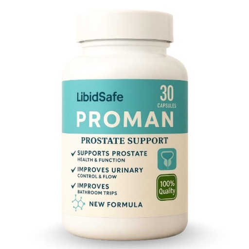 [BRSRGYAECB7WGADH] Proman Capsule for Men | Advanced Prostate Support Formula | Ayurvedic Prostate Wellness Supplement for 40+ Men | Get Relief from Frequent urination at night | 30 Capsules (Pack of 1)