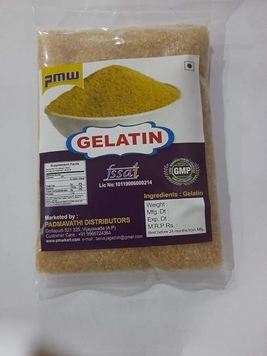 [BRSREC33OV6RAYLA] Pmw - Jar Pack - Gelatin - Gelatine Powder - Fine Crystals - Unflavoured 100% Pure Edible - 1 KiloFor Knee Pains - Glucosamine - Skin Care - Loose Pack