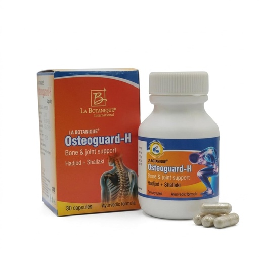 [BRSRGBAECF6GM2Y7] LA BOTANIQUE Osteoguard-H Joint Pain Relief Capsules – Ayurvedic Bone Health Supplement with Hadjod & Shallaki | High Strength Formula for Joint Mobility, Flexibility & Strength