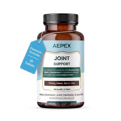 [BRSRYFALDJYRMHY3] Glucosamine Tablets For Joint Support Supplement with Collagen & Glucosamine Chondroitin MSM | Joint Cartilage Support & Muscle Health | Joint Pain Tablets - 30