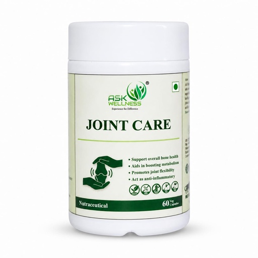 [BRSRYZIECAIREH3J] Joint Care Capsules for Joint Mobility & Bone Health Support | Vegetarian Nutraceutical Supplement | Supports Flexibility & Active Lifestyle | 60 Veg Capsules