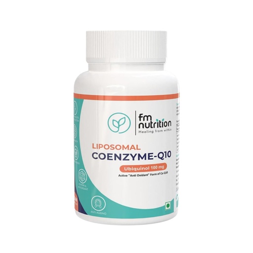 [BRSREYD2CQHQA3QV] Liposomal CoQ10 Ubiquinol 30 Veg Capsules | High Absorption Coenzyme Q10 Supplement | Cellular Energy, Heart & Brain Support | Antioxidant Mitochondrial Wellness Formula (100 mg)