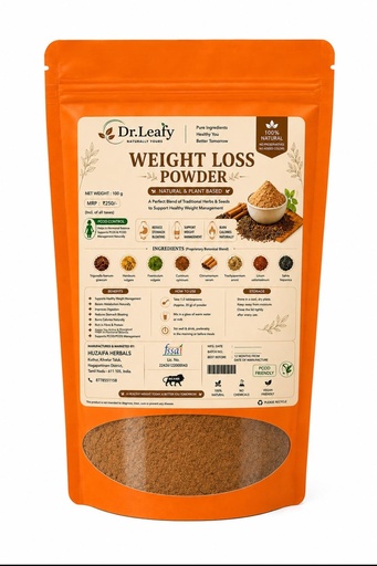 [BRSRYFL7OB7QOYIU] Dr.Leafy Herbal Weight Loss Powder with 8 Natural Herbs & Seeds