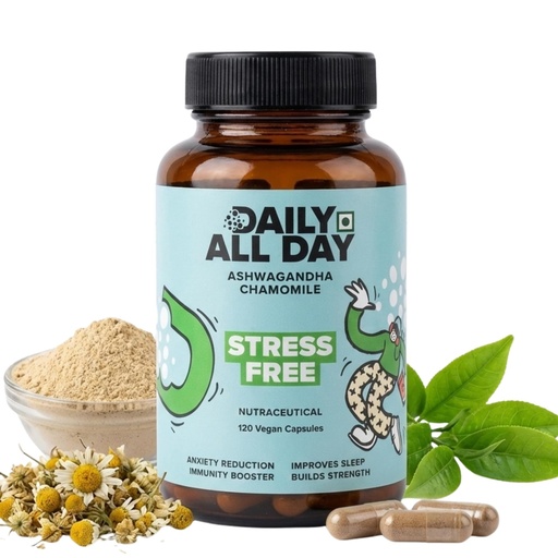 [BRSRAGAFOENWGE3Z] Stress Free, Ashwagandha Root, Chamomile for sleep, Green Tea, LArginine for Anxiety, Depression Relief, Stress Buster for Men and Women, adults stress relief, stress relief medicine