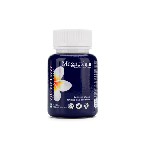 [BRSRGBT7AANAIFLA] Magnesium Bisglycinate Tablets | 310 mg Chelated Magnesium | High Absorption Formula | Supports Muscle Function, Relaxation & Sleep | Third-Party Tested | 60 Tablets