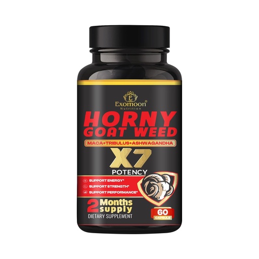 [BRSRAYA3OZYA4ET5] Horny Goat Weed And Longjack Tongkat Ali Supplement With Maca,Ginseng,Tribulus Terrestris,Ashwagandha For Men- Boost Performance, Energy, Stamina, Recovery, Maximum Muscle Strength (60 Capsules)