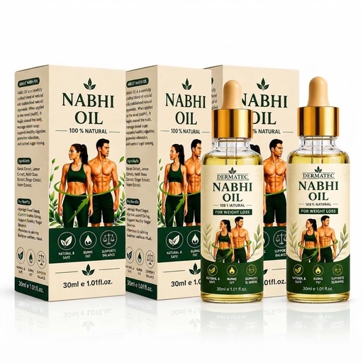 [BRSRYGD3CB7RGHLD] Nabhi oil for weight loss | Ayurvedic Belly Button Oil for Fat burn, Bloating Relief | Metabolism Booster & Body Detox For Men & Women