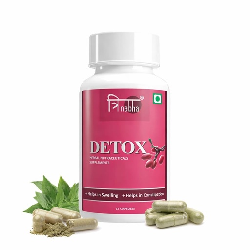[BRSRE23YAUFWM23O] Detox Tablets - 60 Tablets | Herbal Liver Cleanse & Gut Support | Ayurvedic Natural Detox Supplement | Boosts Digestion, Immunity & Energy | Men & Women | Made in India