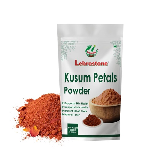 [BRSRGZA2CUCBOEQZ] Kusum Petals Powder | Ayurvedic Herbal Supplement | Supports Skin Brightness, Hair Nourishment & Natural Cooling|100g