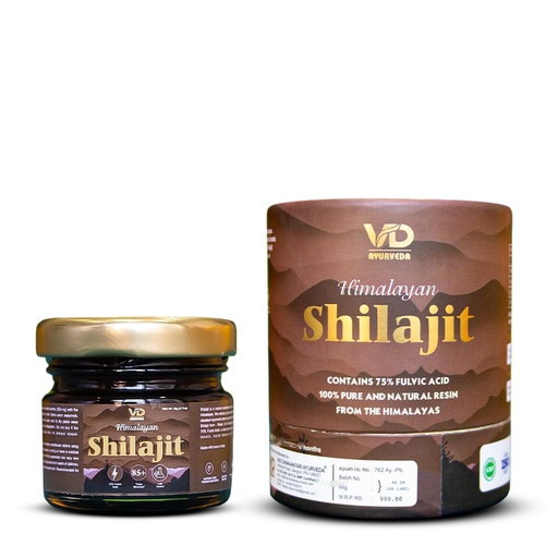 [BRSRGHYLDEMAAD3O] Himalayan Shilajit/Shilajeet Gold Resin | 100 Servings | For General wellness | (1 box - 20gm)