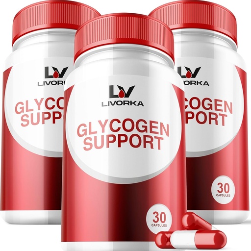 [BRSROCDQBYHQEC3U] 3 Pack - Glycogen Support, Glycogen Control Advanced Formula, Glycogen Capsules, Glycogen Fix with Powerful Ingredients, 30 Capsules Per Bottle for 90 Days