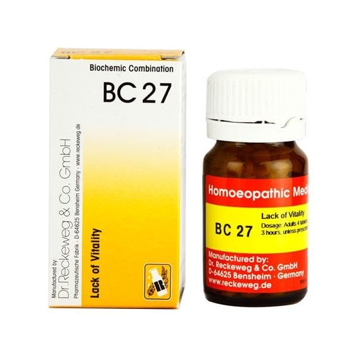 [BRSRA2Q5CB5RA3LH] BC 27 Lack of Vitality (Pack of 2)
