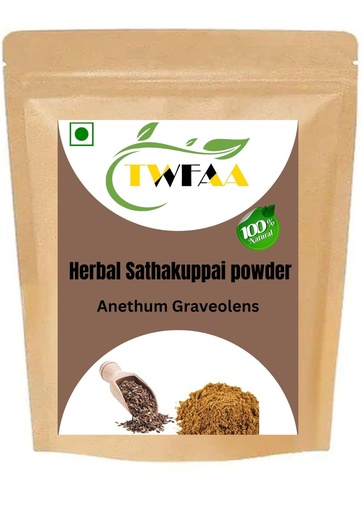[BRSROCD2C57BEF3A] TWFAA Herbal Sathakuppai powder/Dill seeds powder/Anethum Graveolens/சதகுப்பைப் பொடி/Soyo/Sadapa Vittulu (750 gm)