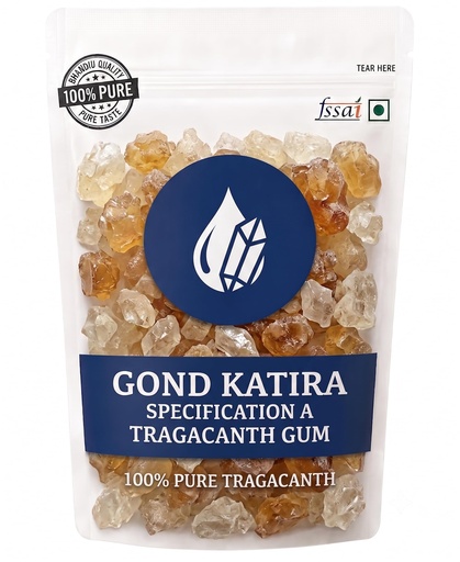 [BRSRYZICOJ5GYETZ] Raysx Organics 50gm Gond Katira Pure (Edible gum) - Tragacanth Gum | High Cooling Properties Herbal Food | Super Food