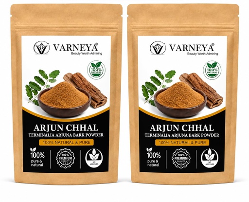[BRSRYZYKCV5WAHL3] Naturals Organic Arjun Chhal Powder 100g, Pack of 2