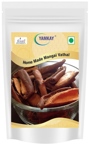 [BRSRMBT5CUNQGALX] Yamkay Home Made Mangai Vathal Uppu Manga Traditional South Indian Sun-Dried Raw Vathal250 Gm