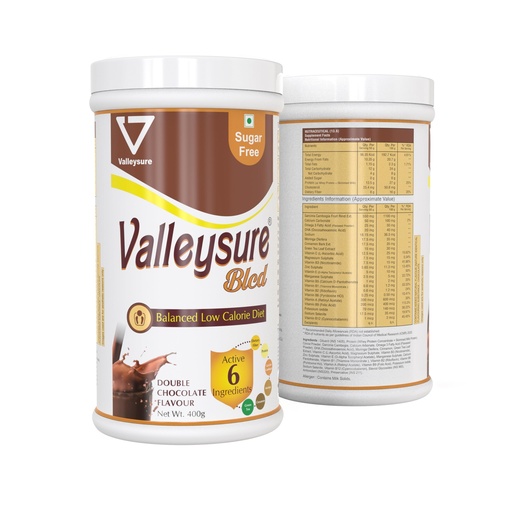 [BRSRACA5O4CRE232] Balanced Leveled Calorie Diet (BLCD) Powder – Double Chocolate Flavour, 400g