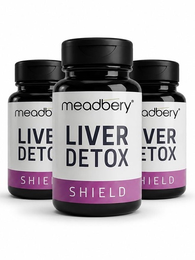 [BRSWYGQNORYQ2GT4] Meadbery Liver Detox Supplement For Men And Women With 600Mg Of Milk Thistle For Healthy Liver | Helps in Cleanse Liver, Natural Protection Against Fatty Liver (180 Tablets)
