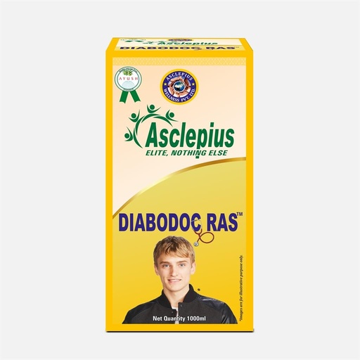 [BRSRGBTQCUORQDTL] ASCLEPIUS DIABODOC RAS Balance Natural Blood Sugar with Ayurvedic Herbs, Herbal Liquid Support (1000ml) PACK OF 1