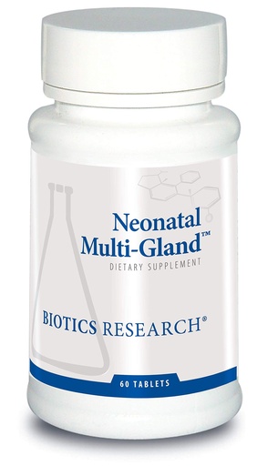 [BRSWKGIABIPR4F3M] BIOTICS RESEARCH Neonatal Multi-Gland™Mixed Organs & Glandular Concentrates | Broad Spectrum Therapy, Spleen, Heart, Pancreas, Kidney, Brain Liver, Adrenal, Thymus, Pituitary or Hypothalamus 60 Tablets