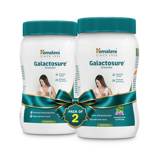 [BRSRYZADPJ7RUCLX] Himalaya Galactosure | Lactation Supplement | Shatavari| Moringa, Saffron|Elaichi flavour|200 gm| Galactosure Granules for breast feeding (Pack of 2)