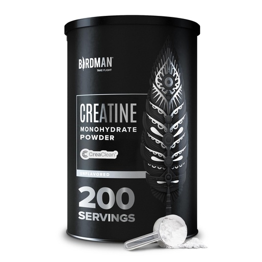 [BRSROA3RCUDWOALX] BIRDMAN Micronized Creatine Monohydrate Powder, Muscle Recovery, Caffeine Free, Creatine Pre Workout, Vegan, Post Workout, Gluten Free, Sugar Free | 200 Servings (5 Grams Each) | 2.2lb.