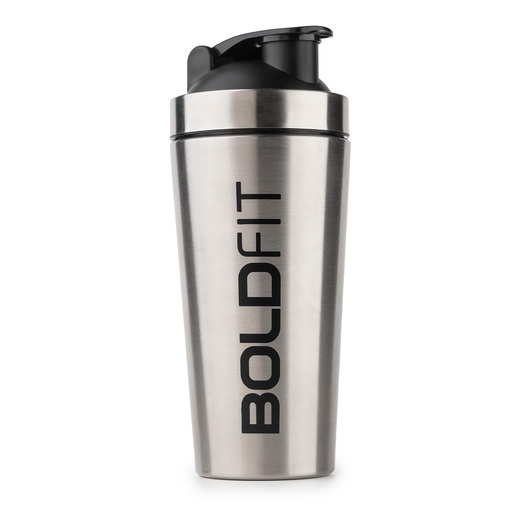 [BRSRAEIDDIGR6A3P] Boldfit Stainless Steel Gym Shaker Bottle Shaker Bottles for Protein Shake 100% Leakproof Guarantee Protein Shaker Sipper Bottle Pre Workout Steel Shaker With Measurement 700 ml