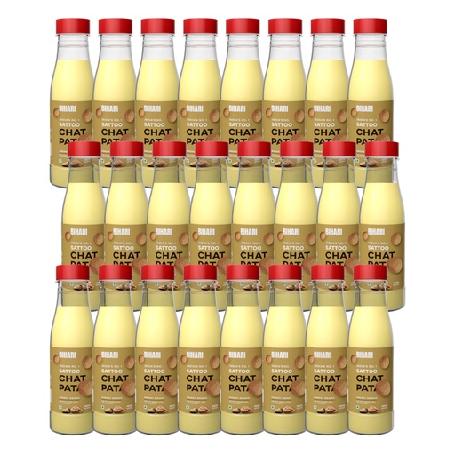 [BRSREADRDMGRU3T6] BIHARI SATTU | Chatpata Sattu Drink Pack of 24 Bottles | Flavour sattoo | Roasted Gram Beverage | High Protein & Fiber | Gluten Free | 100% Natural