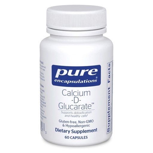 [BRSWIZ3RBMIRG2A5] Pure Encapsulations Calcium-D-Glucarate | Supplement to Support Cellular Health in the Liver, Lungs, Breast, and Colon* | 60 Capsules
