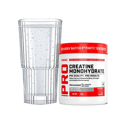 [BRSRM236BECBSEQZ] GNC Creatine Monohydrate PRO Performance Powder | 3g, Micronized | 100g