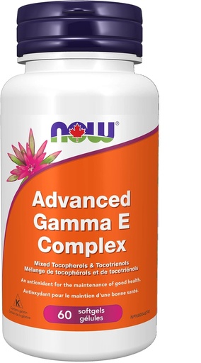 [BRSWG2Q6CV5WOYLP] Now Foods Gamma E Complex (Tocopherols/Tocotrienols) 60gel