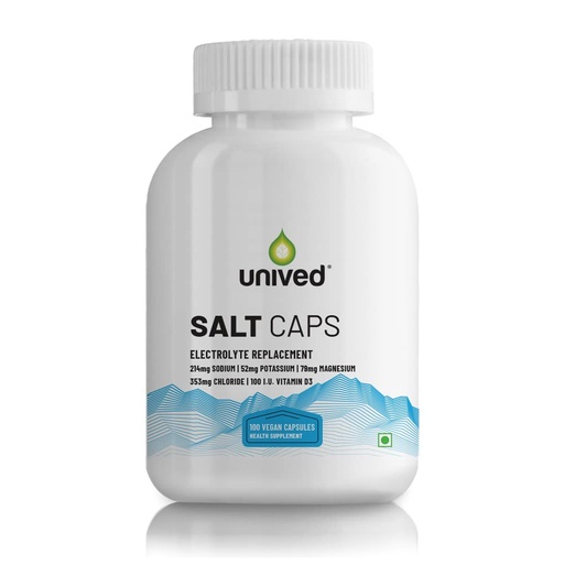 [BRSWYGT3ABYQGAD4] Unived Electrolyte Salt Caps (100 Caps), 132 grams