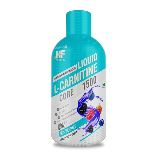 [BRSROH32BECB4FA2] HF Series Liquid L Carnitine 1500 mg,Burns Fat For Energy (400 ml (Mix Berries)| Energy 4.50 kcal | Carbohydrate 2.24G| Sodium 5.99 Mg| L Carnitine 1.50 G | Increase body metabolism |