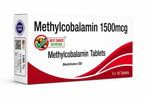 [BRSREEINA4GRS3TD] Methylcobalamin 1500mcg Tablets (30)