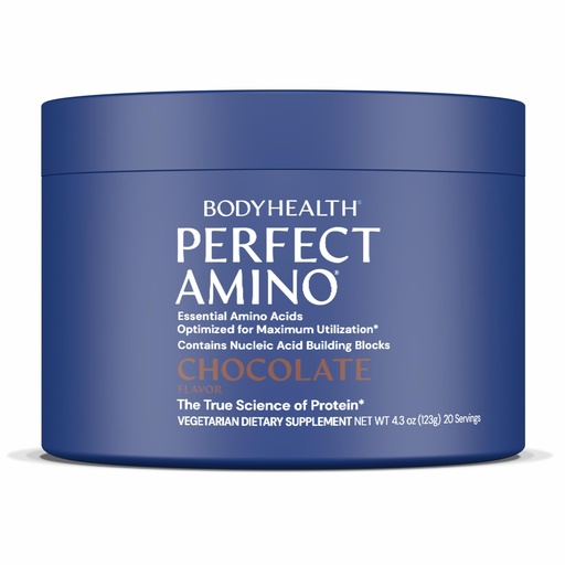 [BRSRAHQROICBQFYU] BodyHealth PerfectAmino - BCAA and EAA Powder for Pre and Post Workout - Amino Acid Energy Drink for Men and Women to Support Lean Muscle and Recovery - Chocolate - 20 Servings