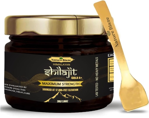 [BRSROAI6OYFA23TK] Pure Natural Himalayan Shilajit Resin for Men & Women for Energy Boost & Immune Support (30Gm/1.0 Ounce)