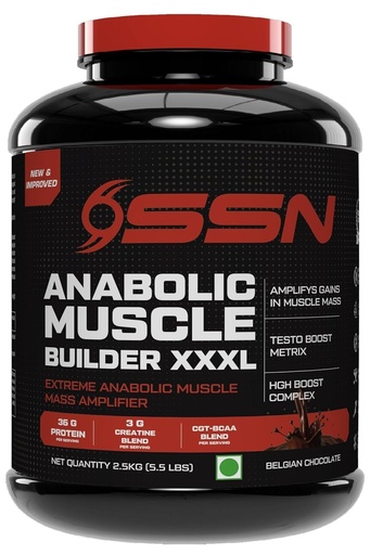[BRSW2BQFOEFBAELH] Anabolic Muscle Builder Xxxl Mass Amplifier Chocolate (5.5 Lbs) - Powder