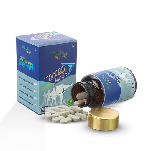 [BRSWGBIBC4FWCDYU] Nature Sure Double Mass Tablets for Men and Women - 1 Pack (90 Tablets)