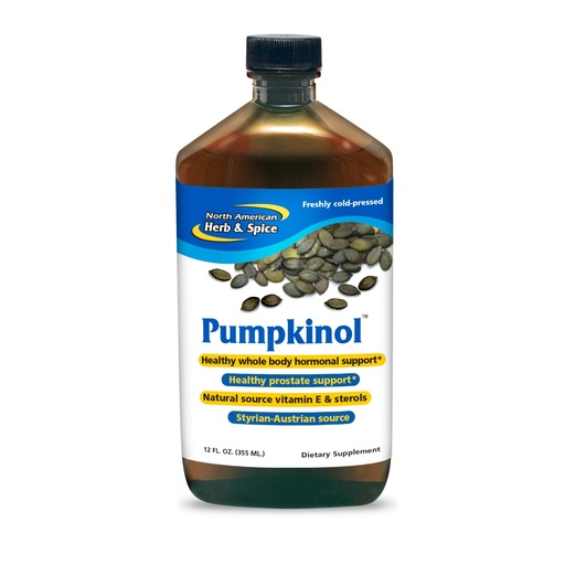 [BRSWIYTYO4OB4F3E] NORTH AMERICAN HERB & SPICE Pumpkinol - 12 fl. oz. - Healthy Hormone & Prostate Support - Natural Source of Vitamin E & Sterols - Contains Oreganol P73 Oregano Oil - Non-GMO - 24 Servings