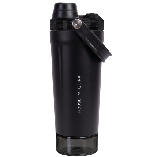 [BRSRYYD3OIDRAFDH] House of Quirk APEX Shaker Stainless Steel Protein Shaker - Jet Black