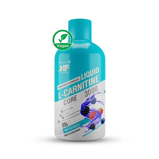 [BRSW2EIQBEMBG2Q2] HF Series Liquid L Carnitine 3000 mg,Burns Fat For Energy (450 ml-Mix Berries) Energy 4.50 kcal | Carbohydrate 2.24G| Sodium 5.99 Mg| L Carnitine 1.50 G | Increase body metabolism |