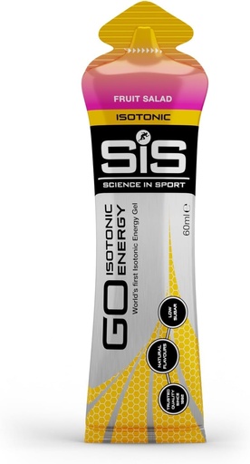 [BRSRGZD4OIAR4CDJ] SIS GO Isotonic Energy Gels Fruit Salad 60ml Pack Of 2