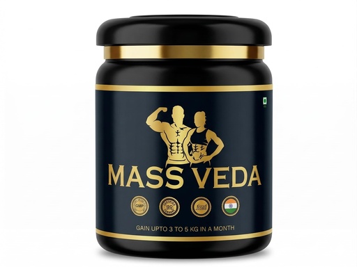 [BRSRGBA2BYFAGHQZ] UVC Mass Veda Ayurvedic Weight Gainer Powder for Men & Women | Herbal High Protein Weight Gain Formula | Muscle Support & Healthy Weight Management | Trial Pack | 100g