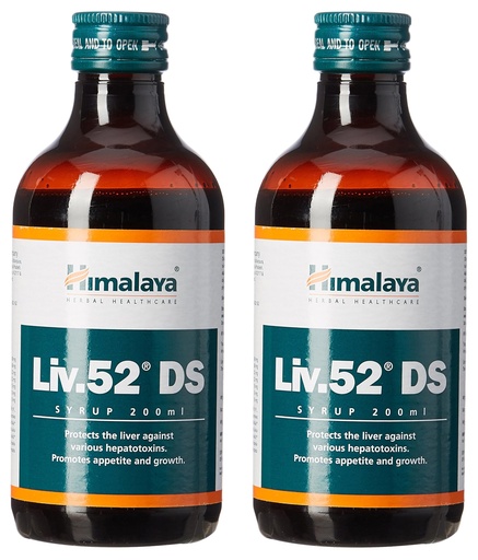 [BRSROBIFBMHBAFDK] Himalaya Liv 52 DS Syrup, Blue, 200 ml (Pack of 2)
