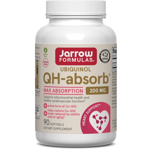 [BRSWIGT5AQIBKHI3] Jarrow Formulas CoQ10 200mg Softgels - 90 Day Supply, Ubiquinol Co Q 10 Supplement for Cardiovascular Health, 90 Softgels