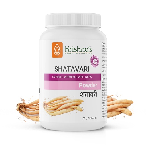 [BRSRO2YTBYBAKDL6] Krishna's Shatavari Powder - 100 g | Shatawari | Shatavar